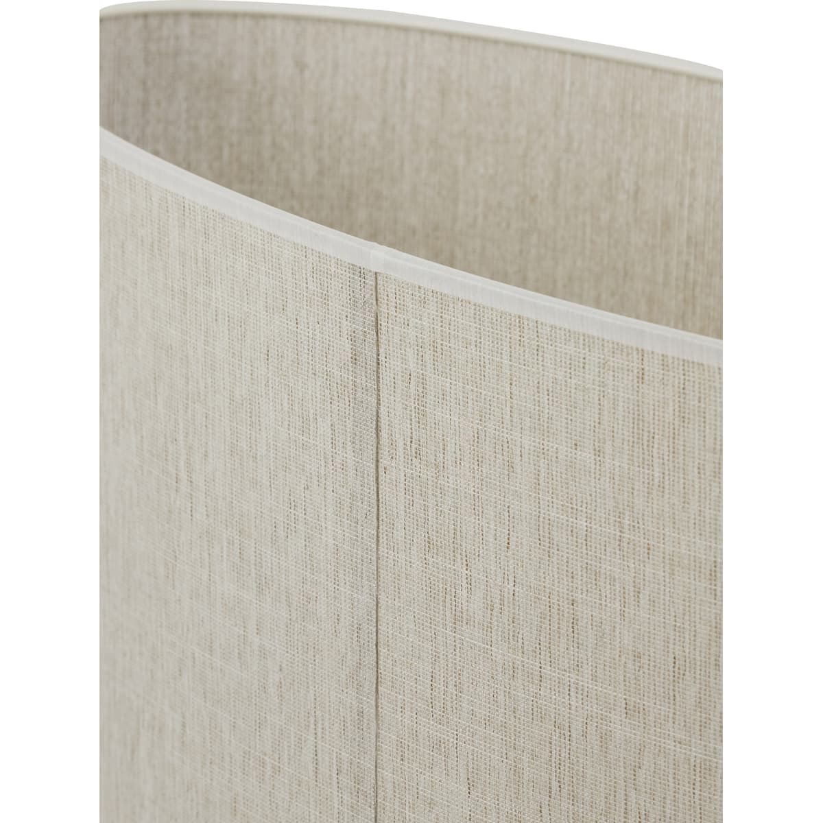 Kap ovaal recht smal 45-21-32 cm BRESKA parel wit - 7