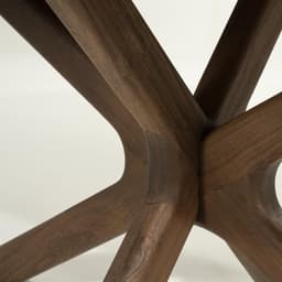 Eettafel Tycho 160x110 cm - lichtbruin - - 3