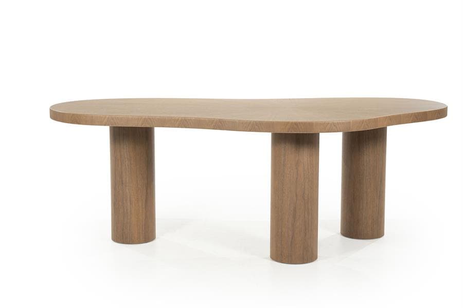 Eettafel Bobbie - lichtbruin - 1