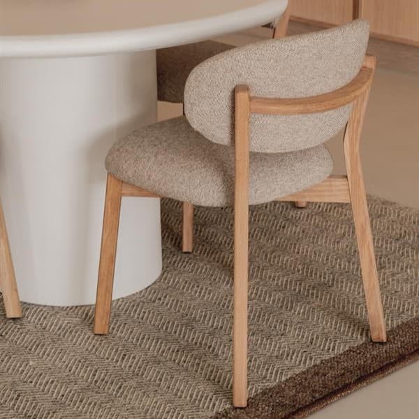 Stoel Mikky naturel - taupe Moon