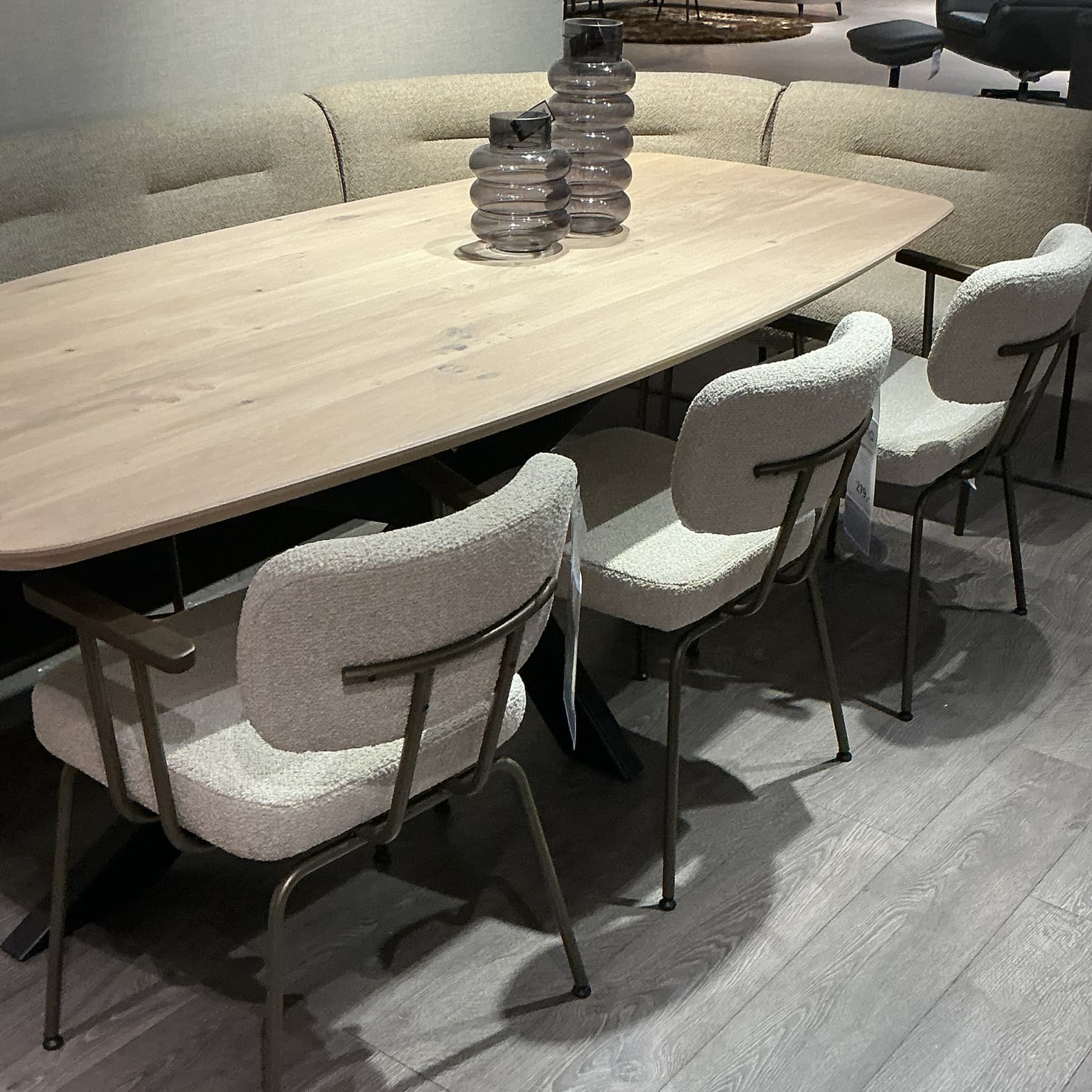 Showroommodel 3 x Eetkamerstoel Remy