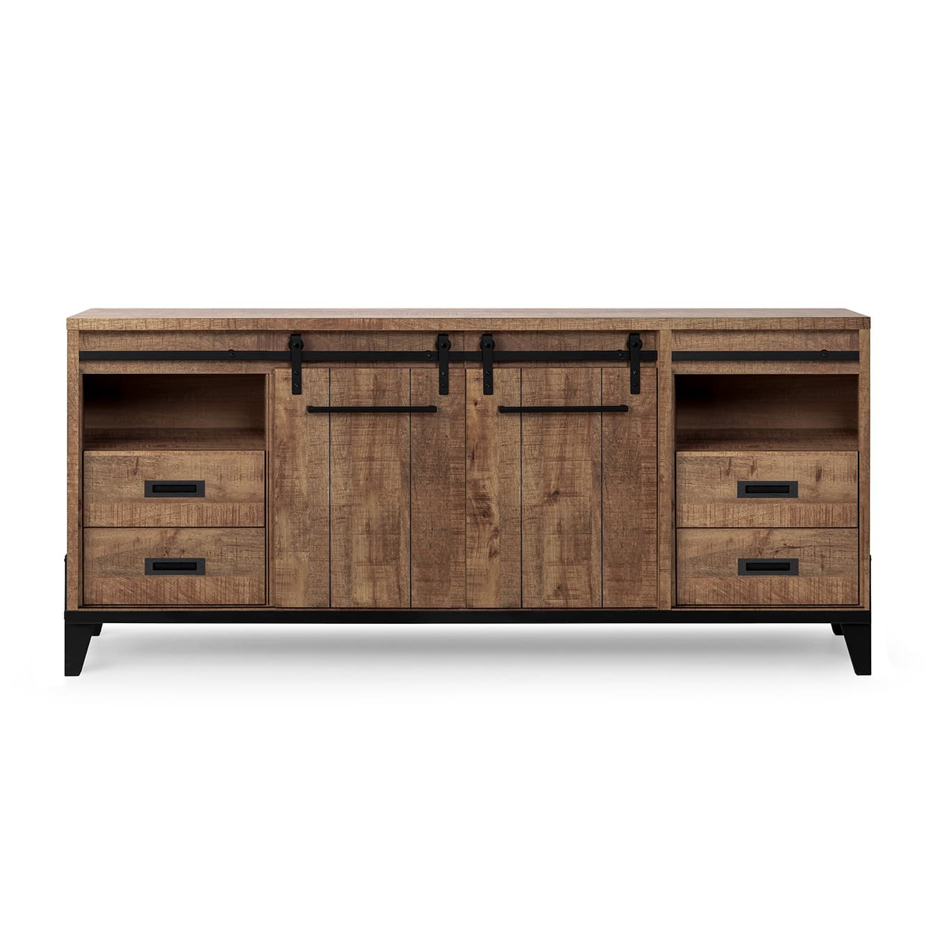 Dressoir Venlo dark mango 2D, 4L, 2OV