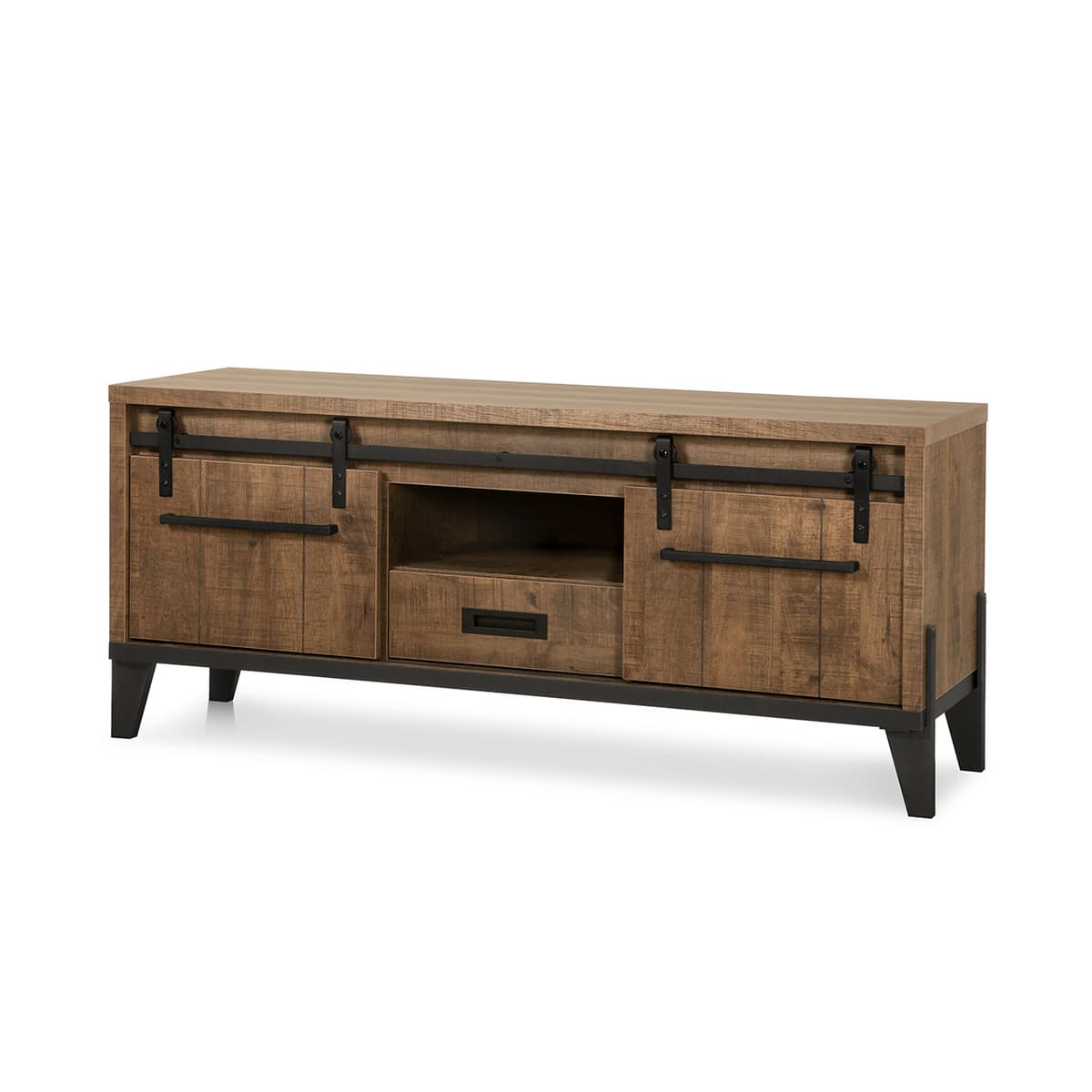 TV-dressoir Venlo dark mango 2D, OV, 1L - 2