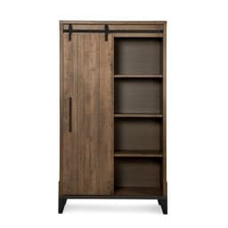 Wandkast Venlo dark mango 1D, 3L, OV - 2