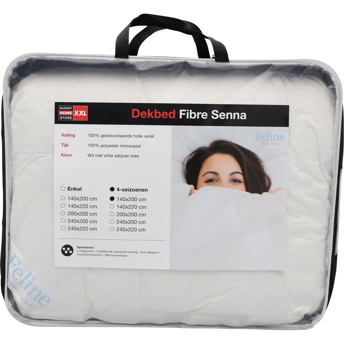 Dekbed Fibre Senna 4 seizoenen 240x200cm - 1