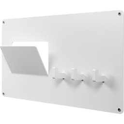 Kapstok met postvak Larry wit - 1