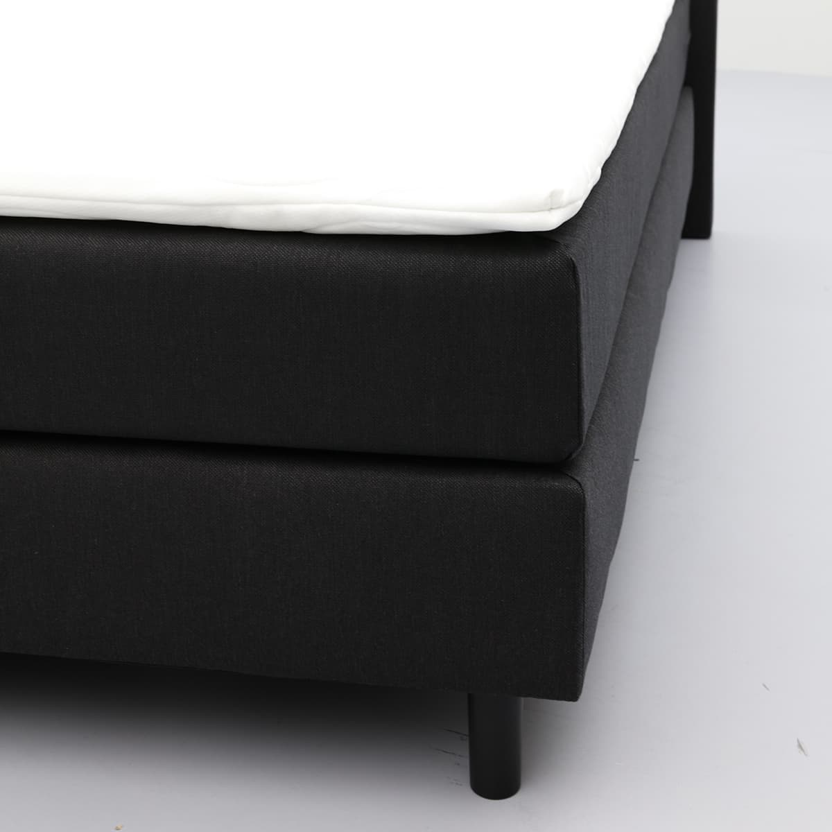 Boxspring Luca in stof Hugo Black - 9
