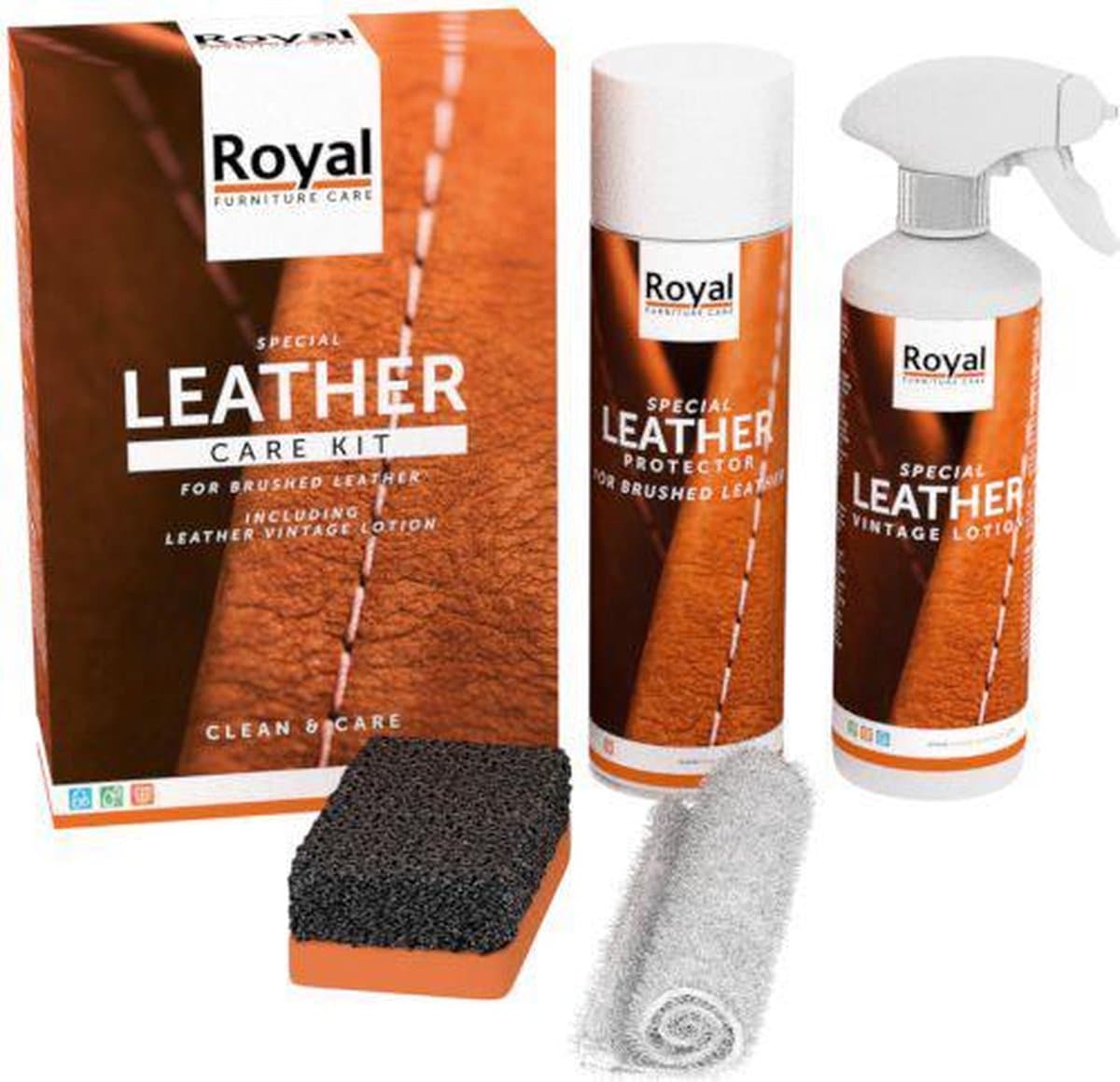 Leather Care Kit Brushed Leather