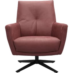 Draaifauteuil Roos zwarte kruispoot - 13