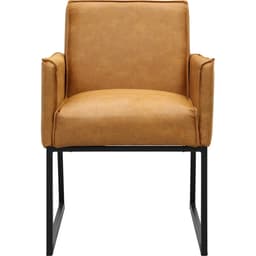 Eetkamerstoel Kenzo met gestoffeerde armleuning - 10