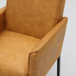 Eetkamerstoel Kenzo met gestoffeerde armleuning - 5