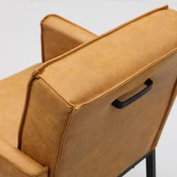 Eetkamerstoel Kenzo met gestoffeerde armleuning - 7