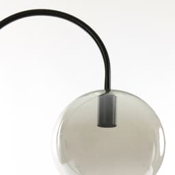 Vloerlamp Suzy mat zwart+smoke glas - 11