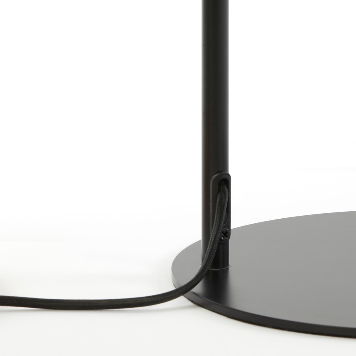 Vloerlamp Suzy mat zwart+smoke glas - 12