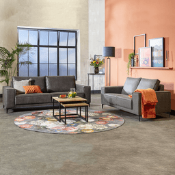 Bank Capri 2-zits Presley antraciet - 10