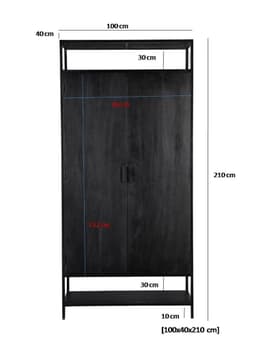 Opbergkast Kolo 100  x  210 cm - 7