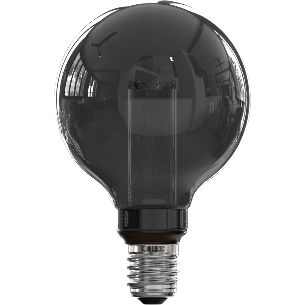 Lichtbron Globelamp 9,5 cm Titanium E27