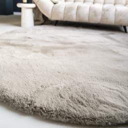 Vloerkleed Zena Round - Grey - 1