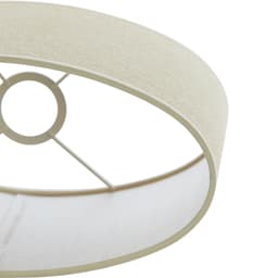 Lampenkap Sendai ovaal 30x15x25 cm zand - 3