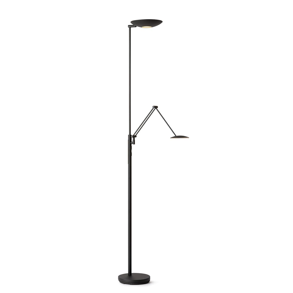 New Geneva vloerlamp 2L zwart - 1
