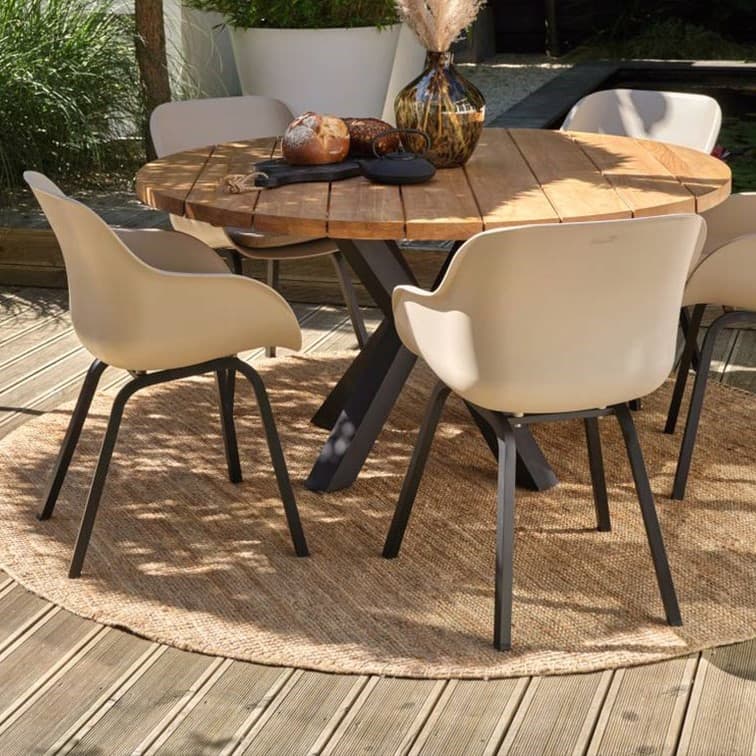 Tuinstoel Le Soleil Black/Taupe Hartman - 2