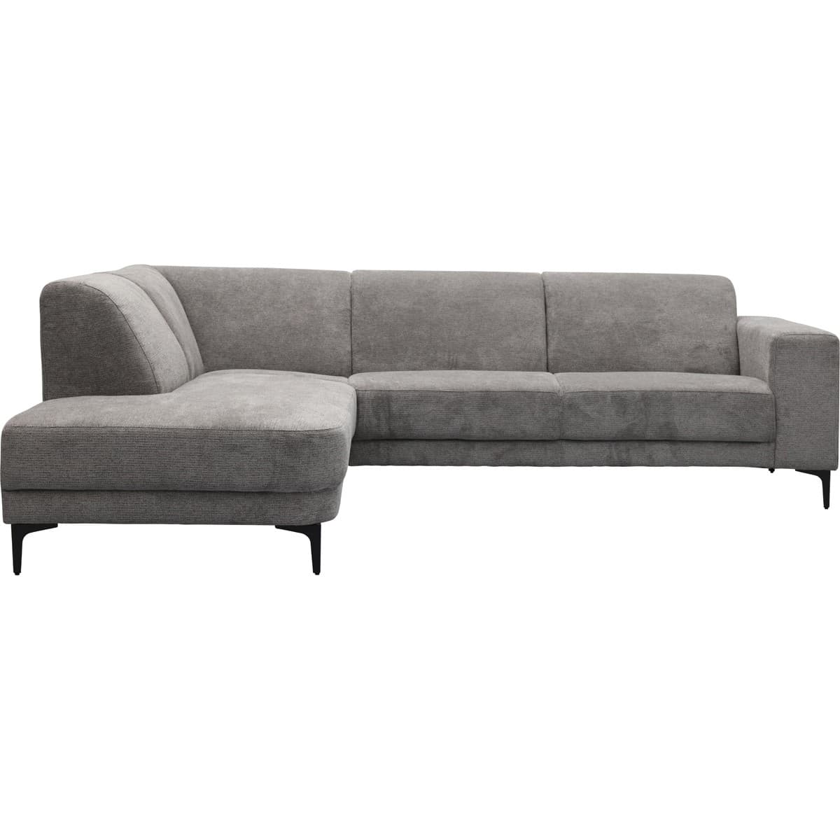 Bank Edward hoekziteiland links + 2,5-zits Mito antracite - 2