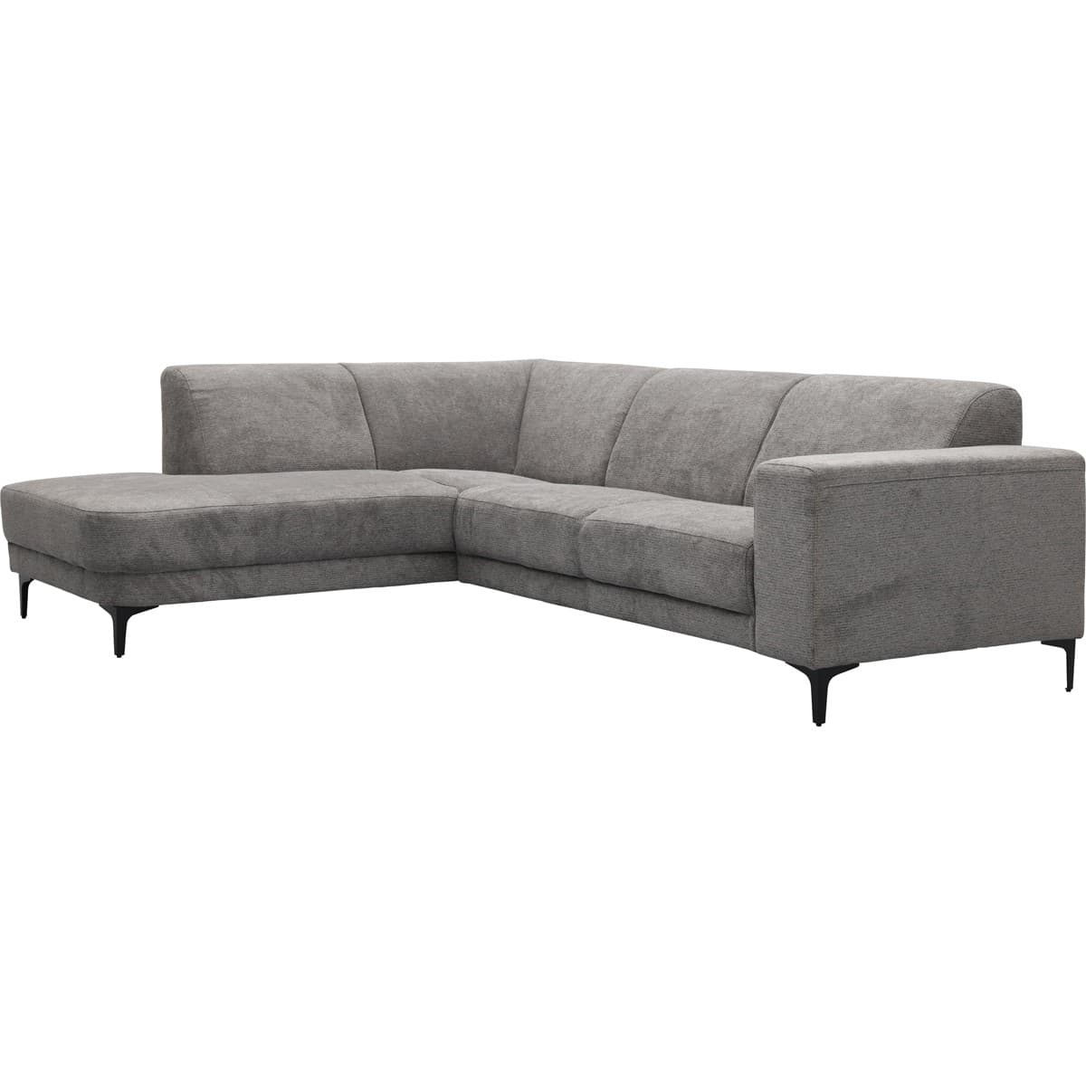 Bank Edward hoekziteiland links + 2,5-zits Mito antracite - 3