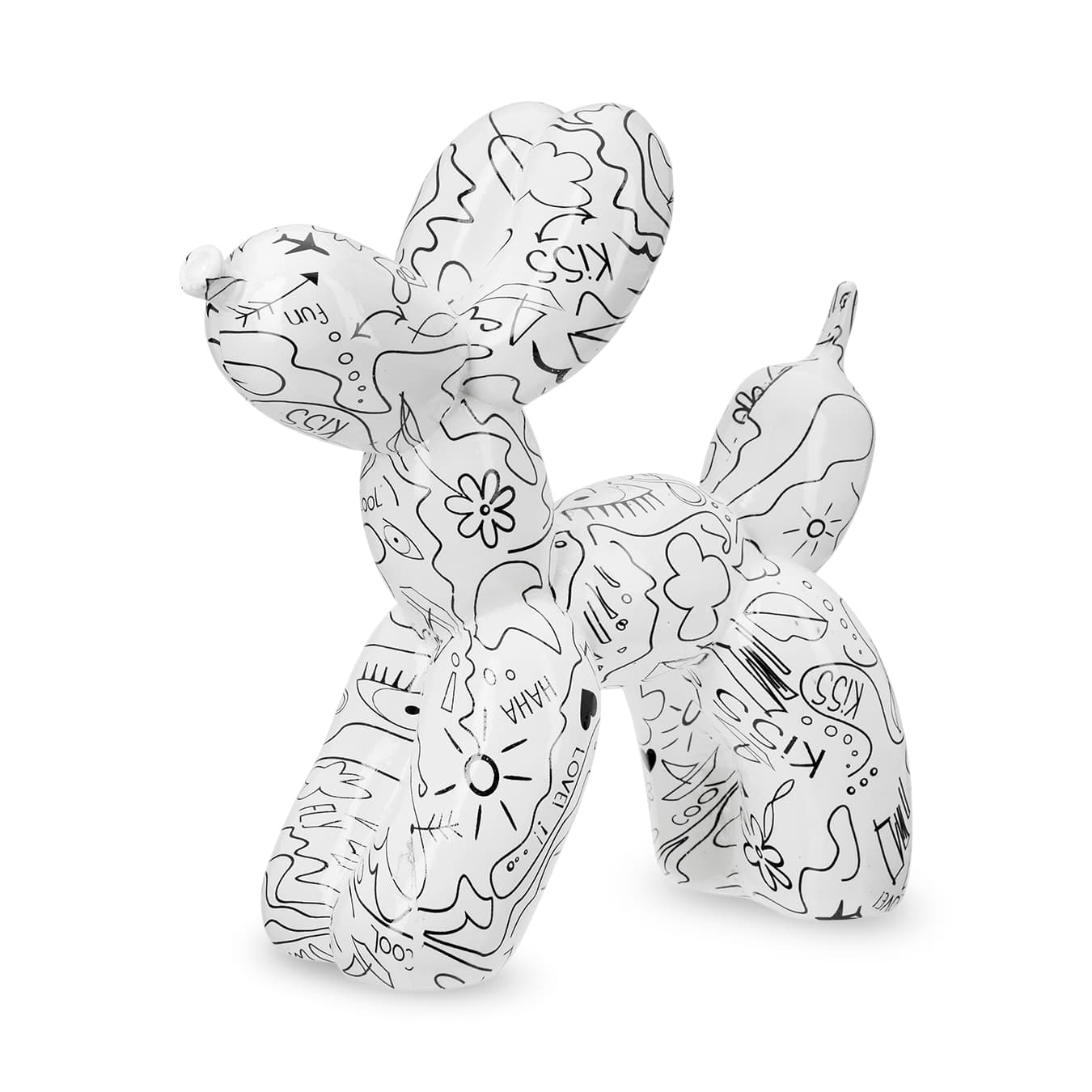 Ballon hond modern art beeld