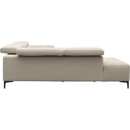 Bank Robin hoekziteiland links + 2,5-zits met 1 elektrische relax (eendelig) rechts - 22