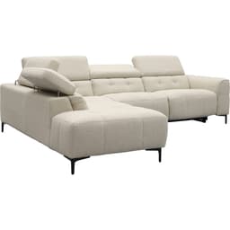 Bank Robin hoekziteiland links + 2,5-zits met 1 elektrische relax (eendelig) rechts - 14