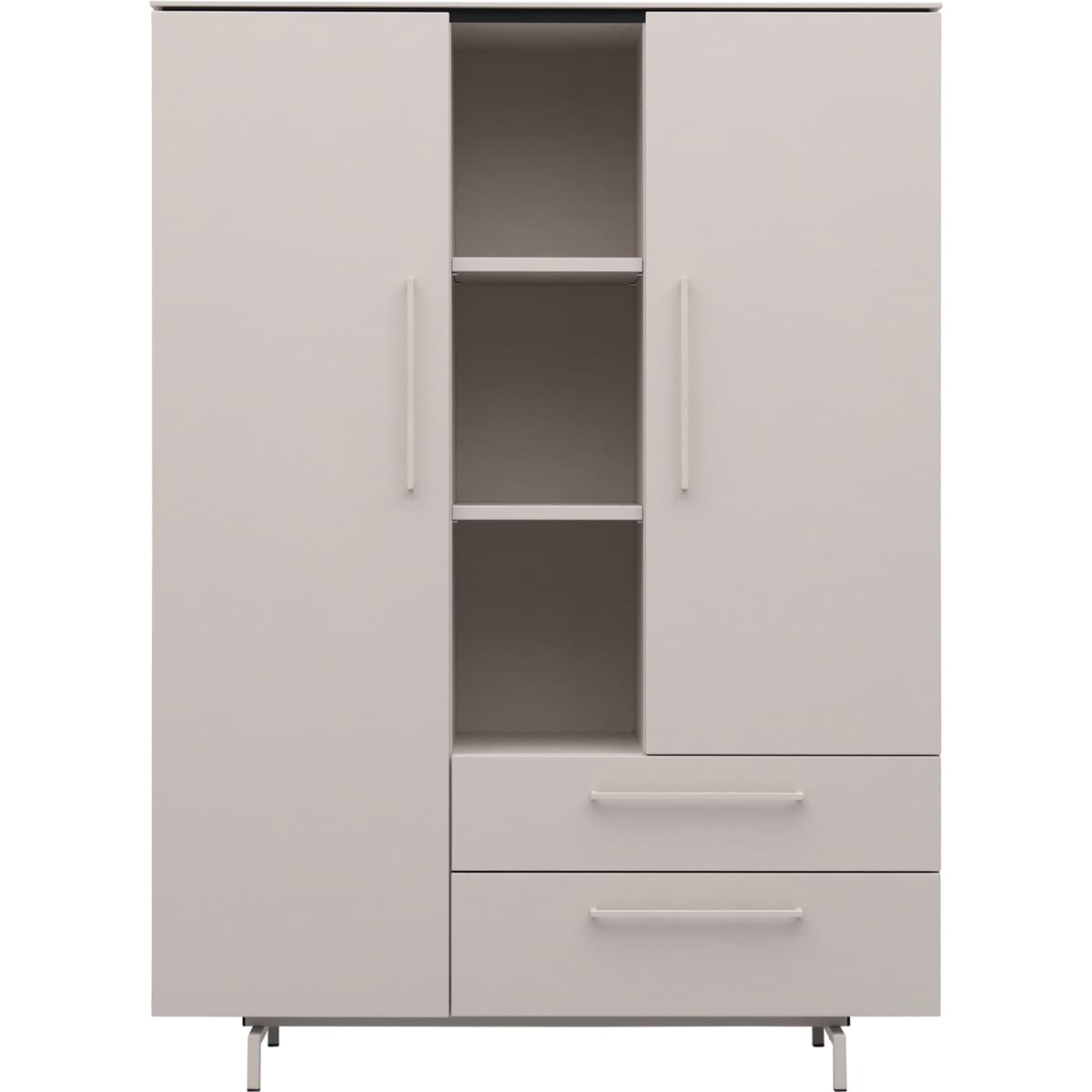 Wandkast Senna 2 deurs, 3 laden, 3 vakken