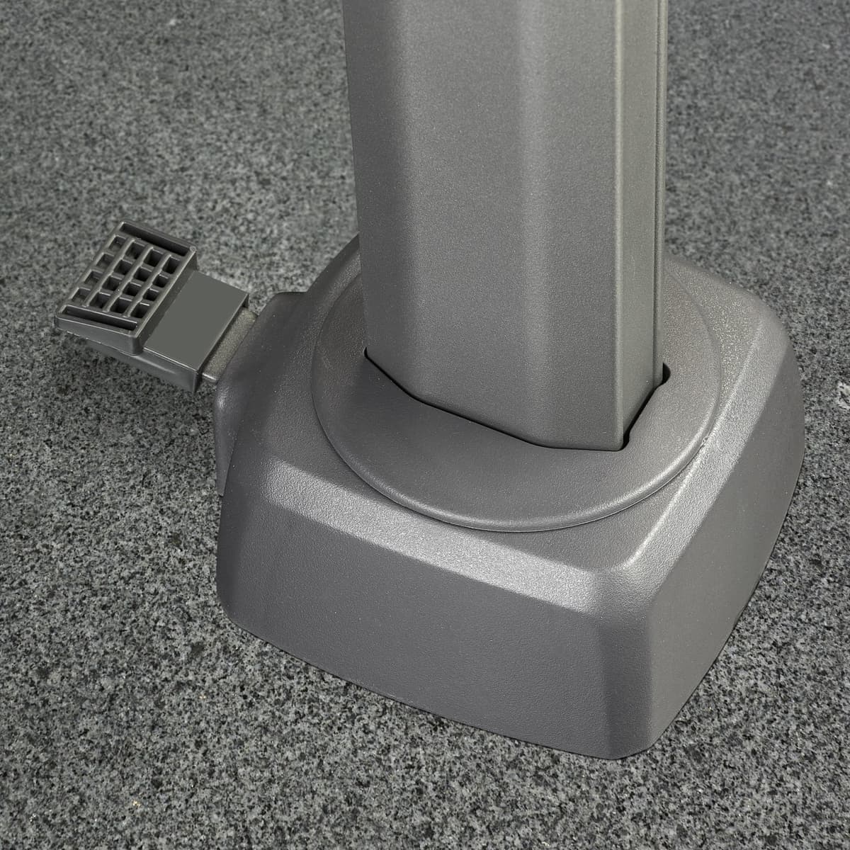 Zweefparasol Challenger T² 300x300 cm Olive Platinum - 4