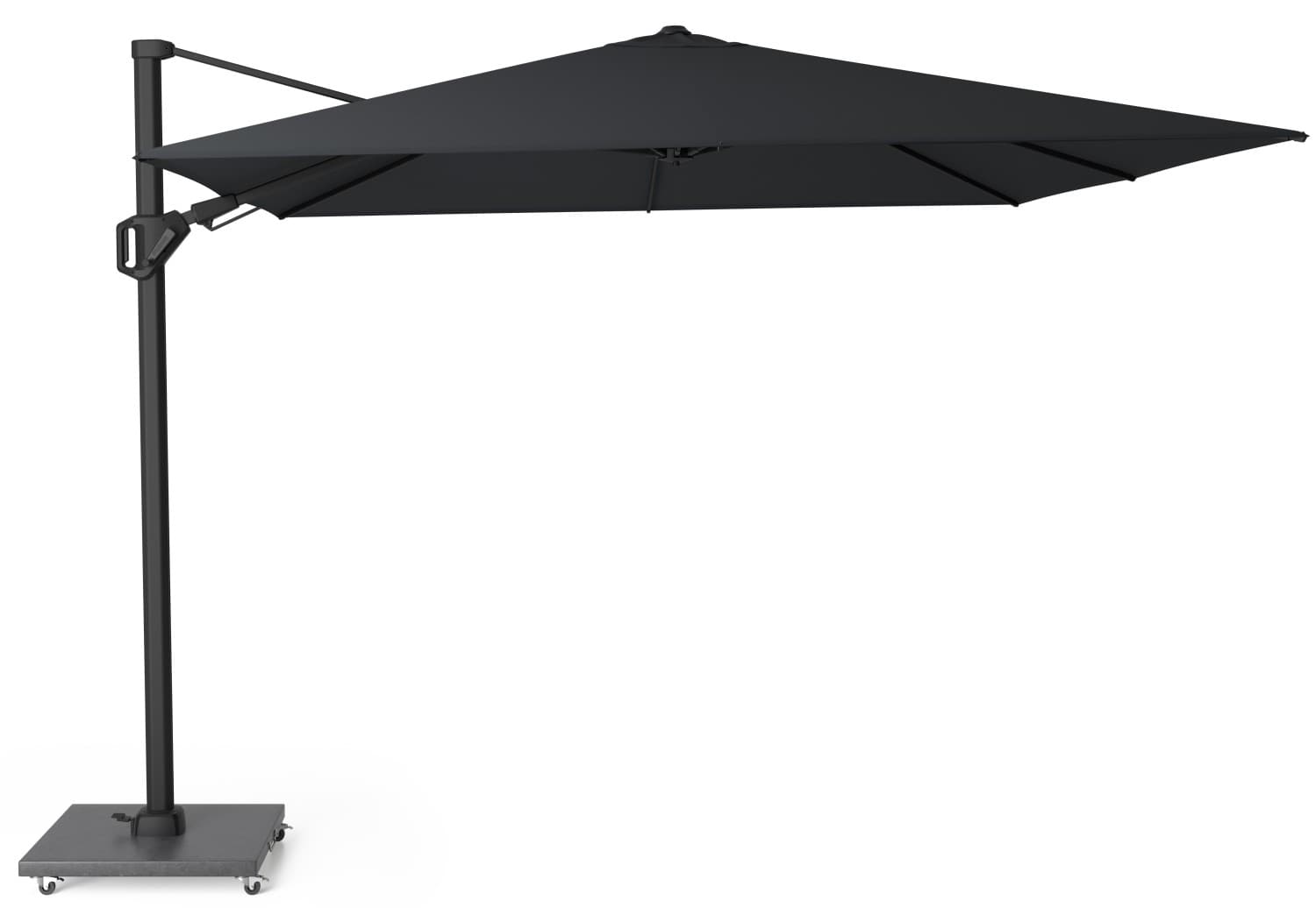 Zweefparasol Challenger T² Premium 300x300 cm Jet Black Platinum
