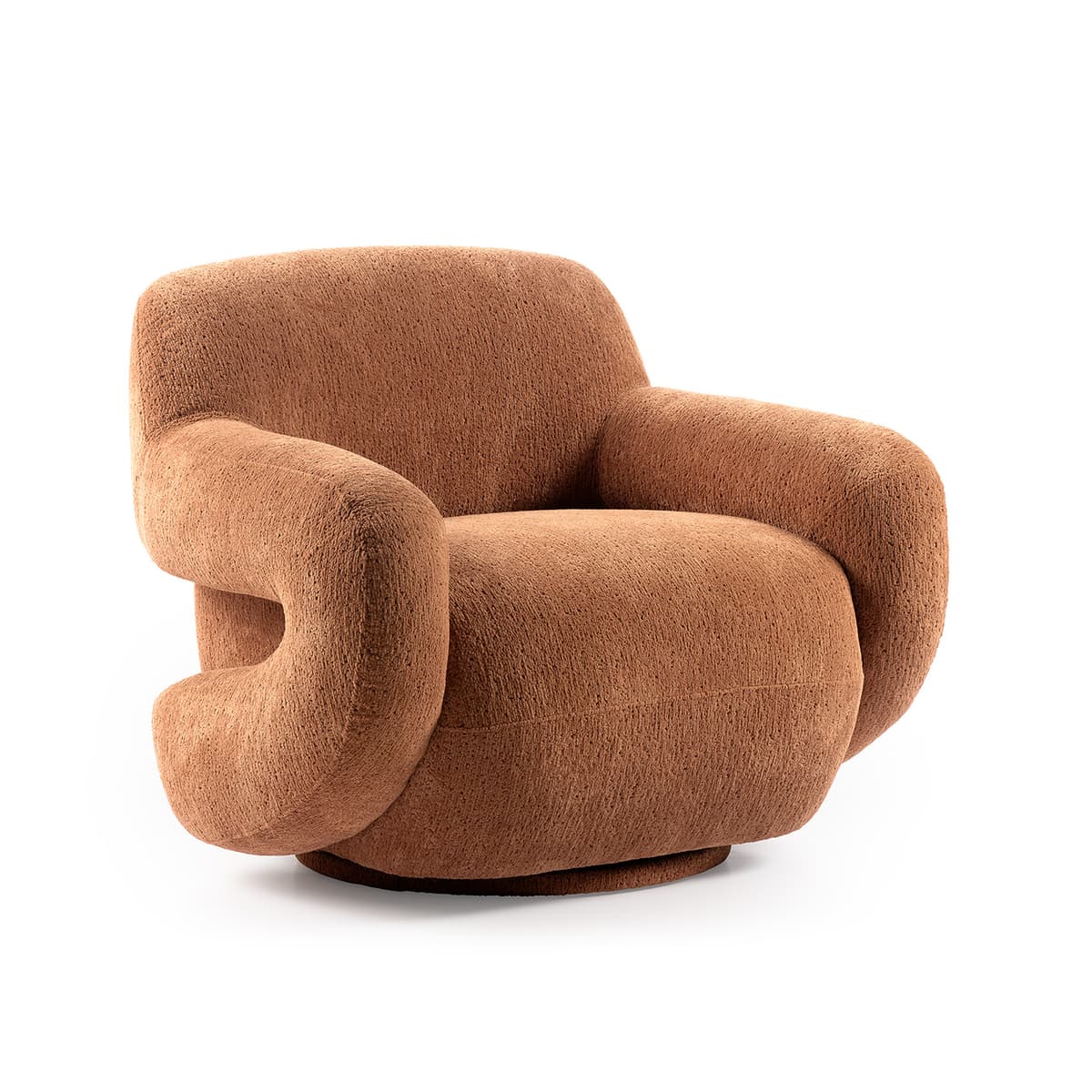 Moise draaifauteuil mauve - 1