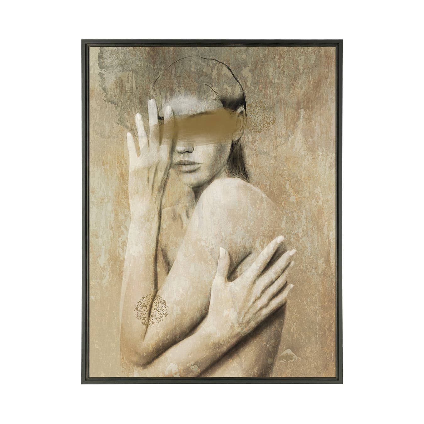 Touching me wanddecoratie