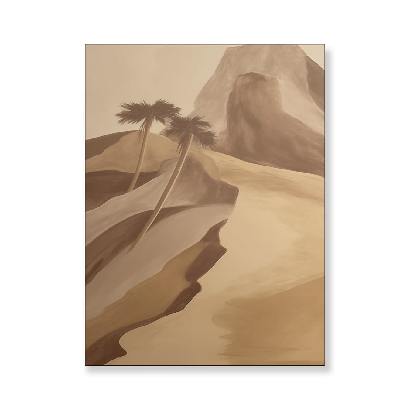 Rocky palm wanddecoratie