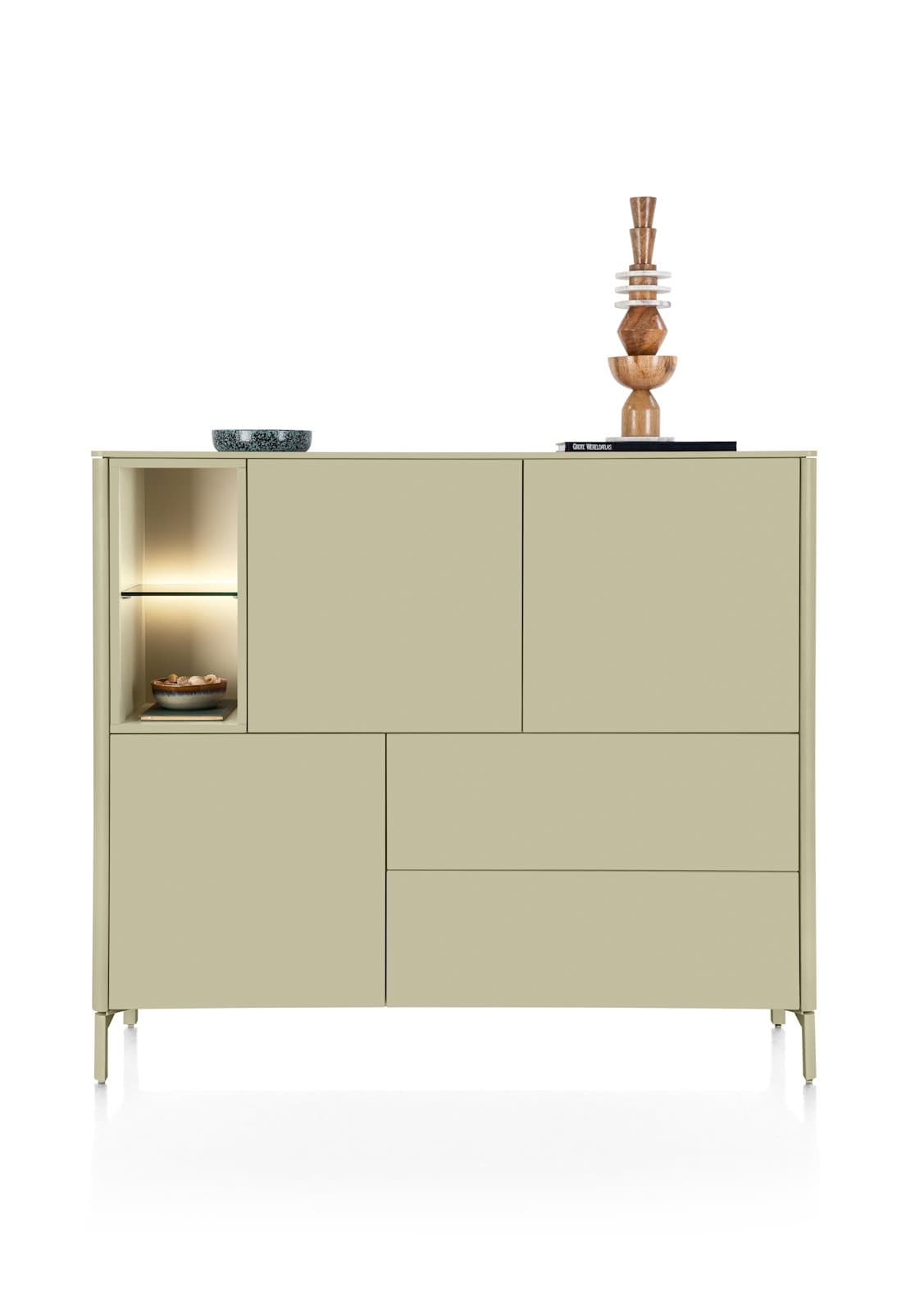 Dressette 3d+2l+2n Trentino Olijf