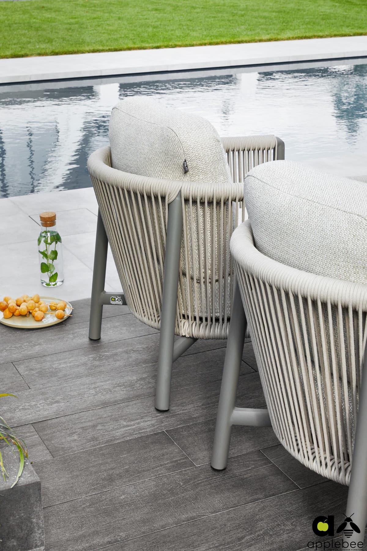 Bora Bora Taupe - Lounge Tuinbank 3 zits Apple Bee - 3
