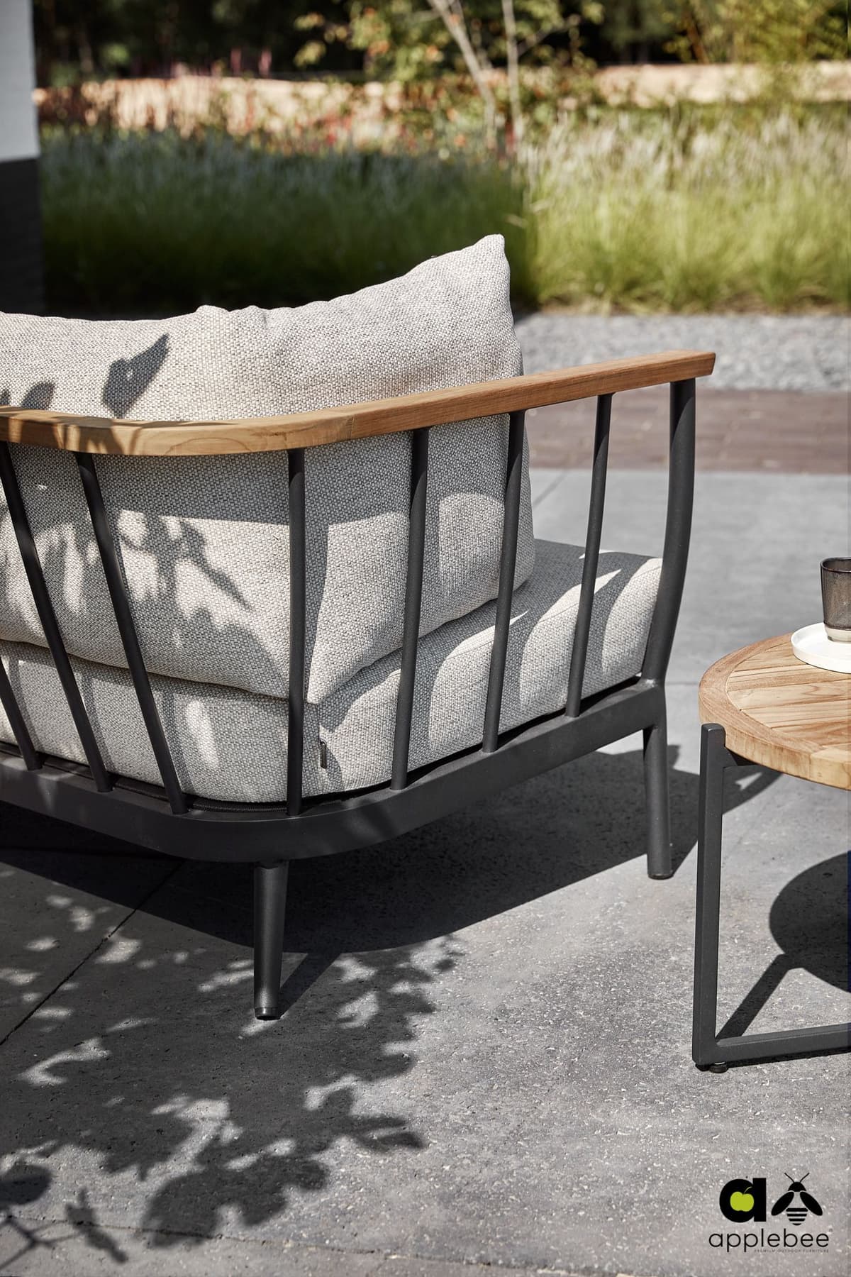 Loungebank 217 cm Condor Black Apple Bee - 4