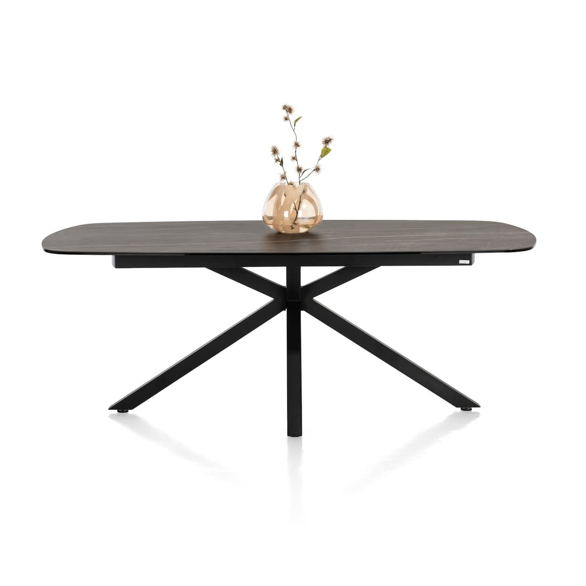 Tafel 200x100cm Montello zwart - 6