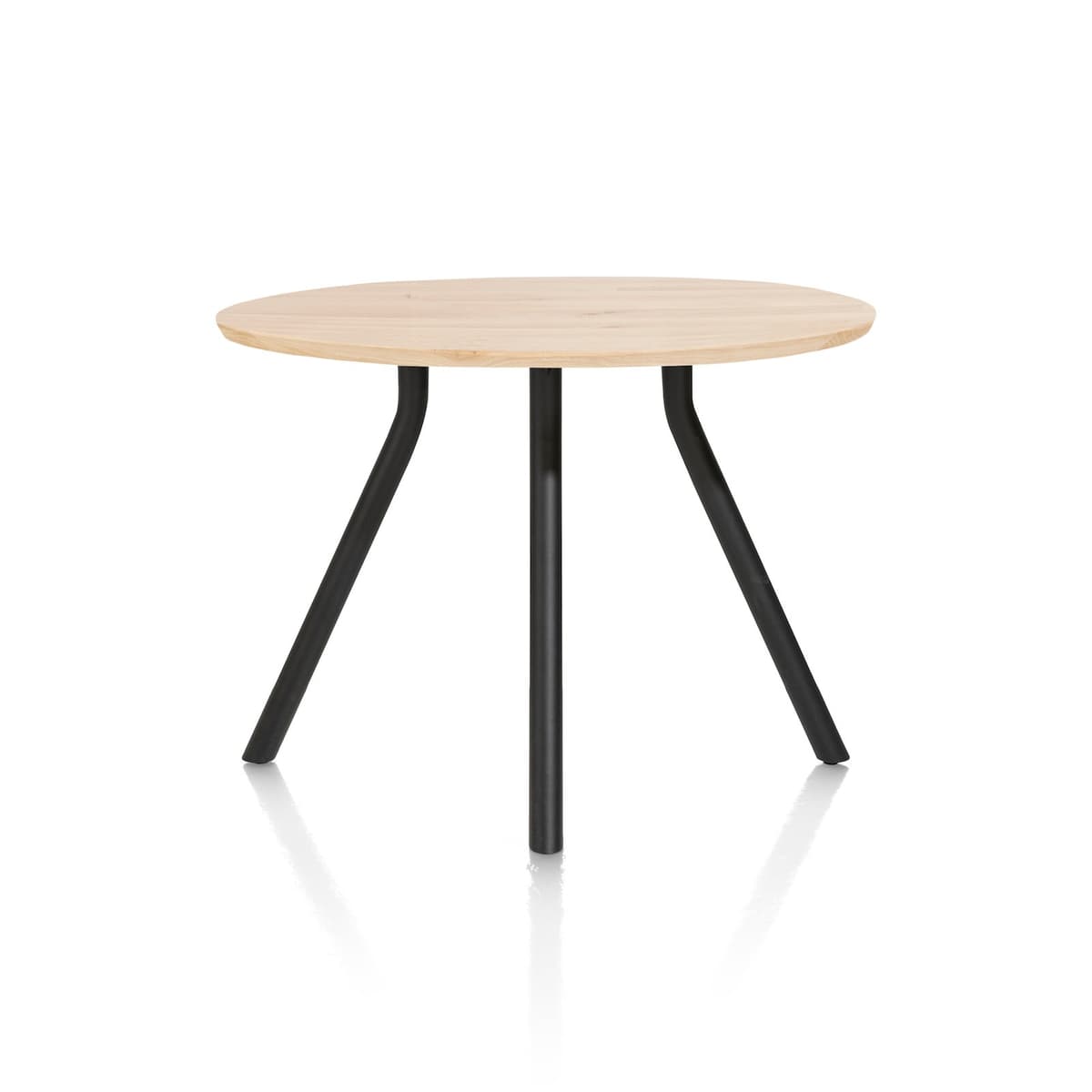 Bartafel rond dia 125cm Arvada Centrale poot zwart natural - 4