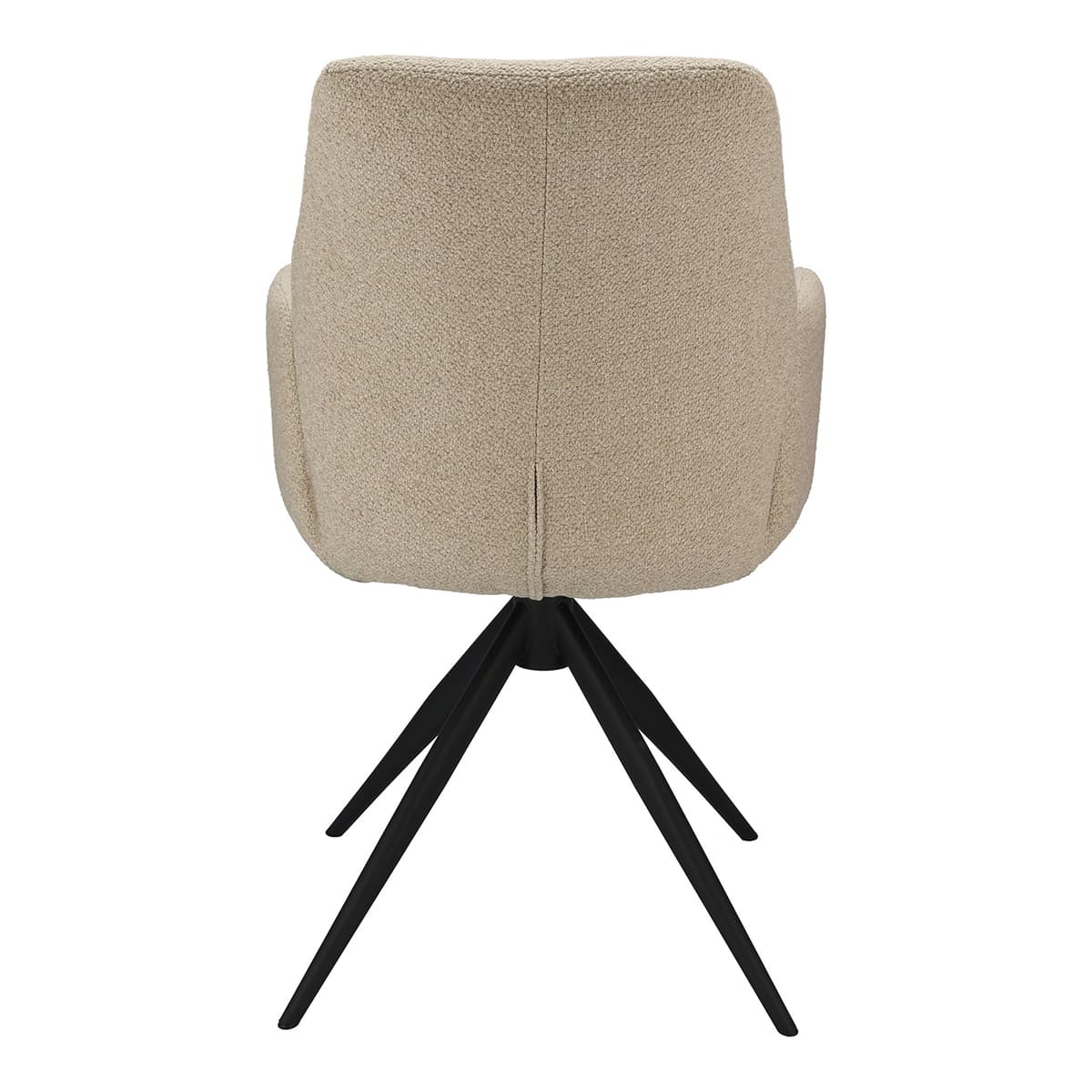 Eetkamerstoel Willow met zwart onderstel - 15