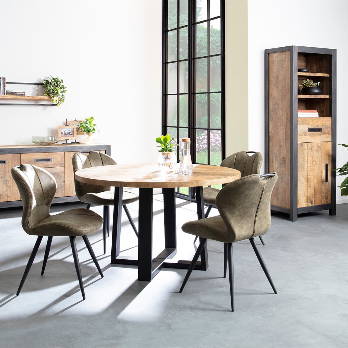 Eetkamerstoel Mogadishu Olive - 2