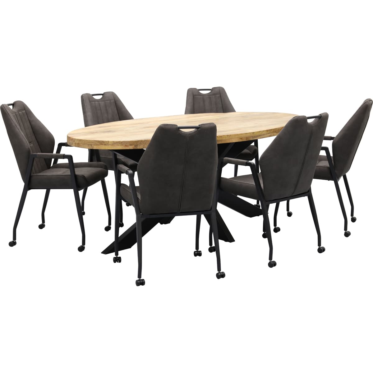 Eetkamerstoel Allure Antraciet - 4