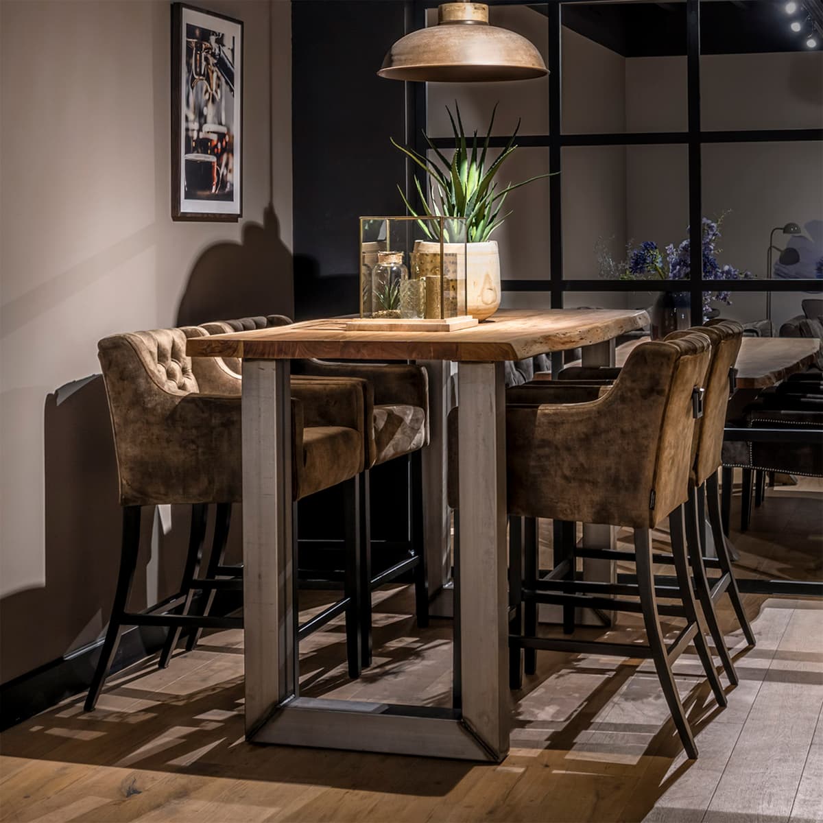 Barstoel Raven Laag - UrbanSofa - 1