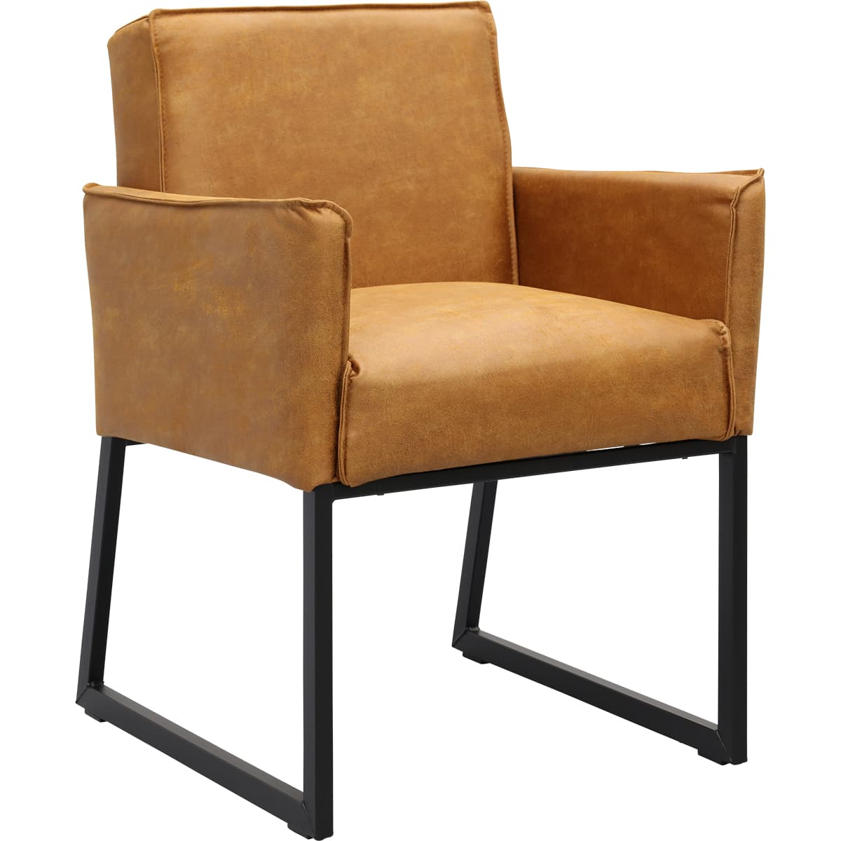 Eetkamerstoel Kenzo met gestoffeerde armleuning - 2