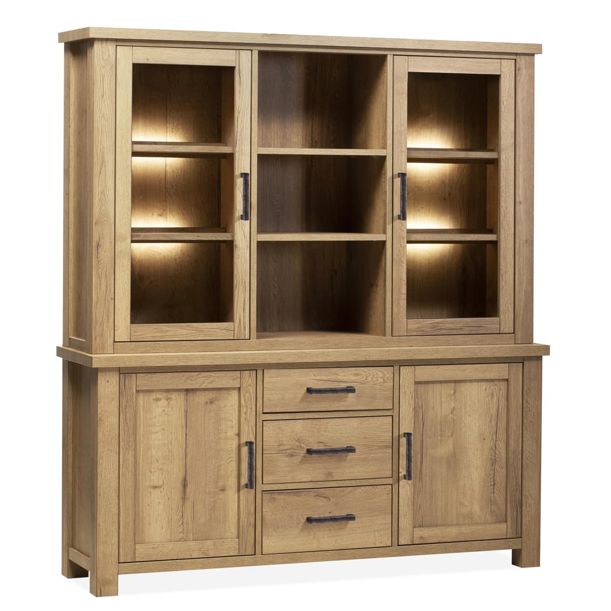 Vitrinekast Newca 4 Deurs - 2