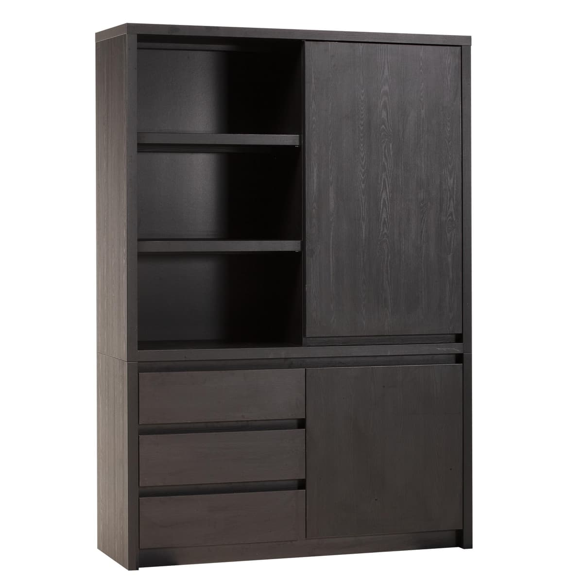 Wandkast Milana 2drs, 3 lades - 1