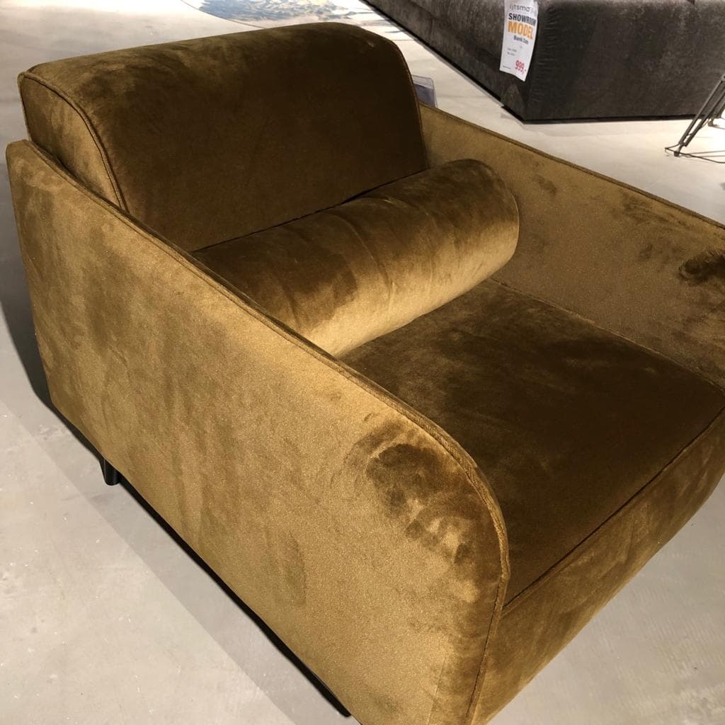 Showroommodel Fauteuil Statement Honey Yellow BePureHome - 1