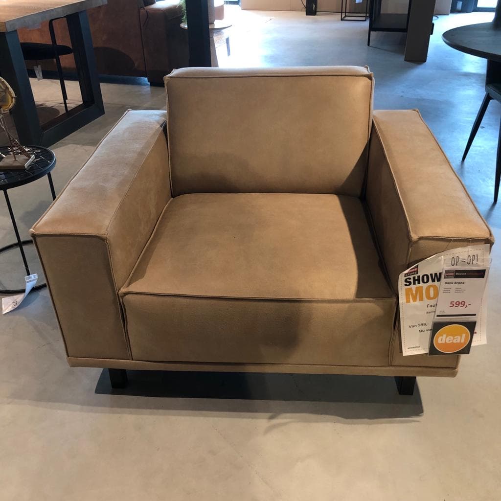 Showroommodel Fauteuil Bronx Microleder Budget Home Store - 3